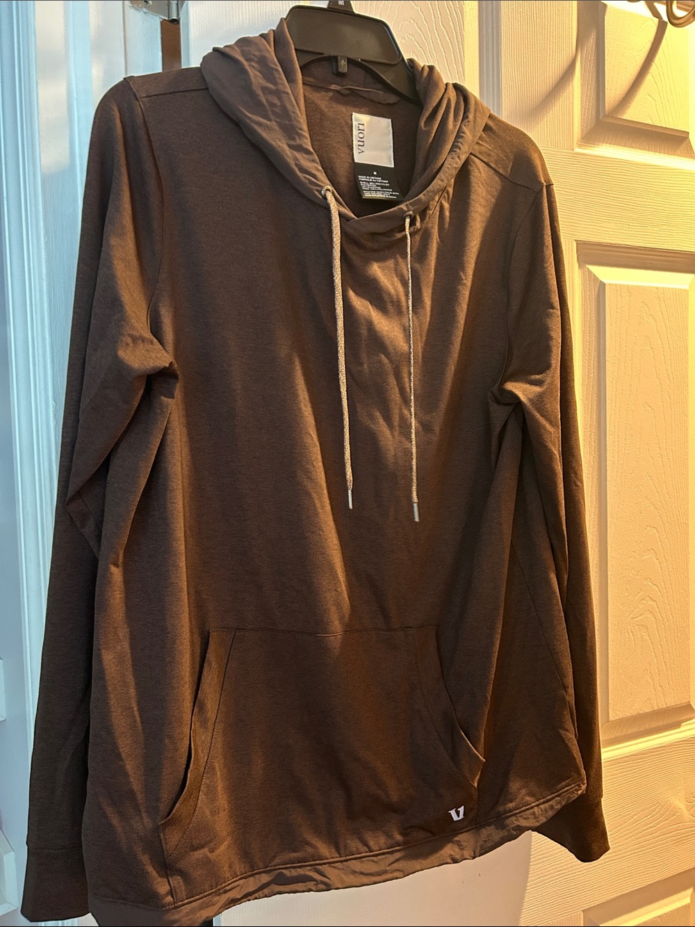 Vuori Brown Crewneck Pullover Hoodie